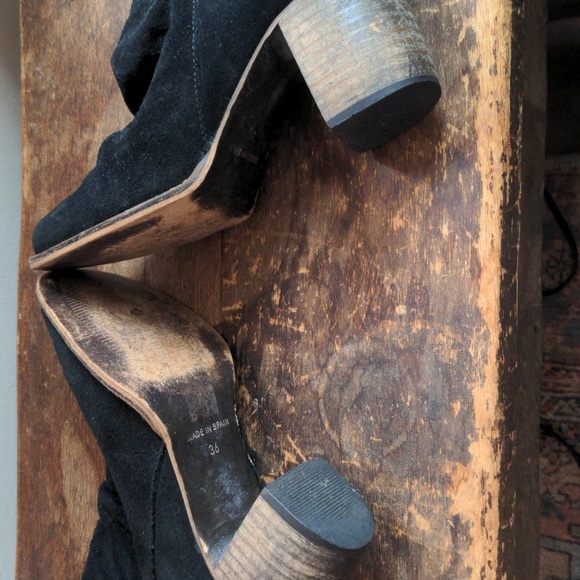 Jeffrey Campbell Suede Ruched Bi-Zip Booties - Picture 12 of 14